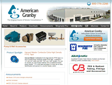 Tablet Screenshot of americangranby.com